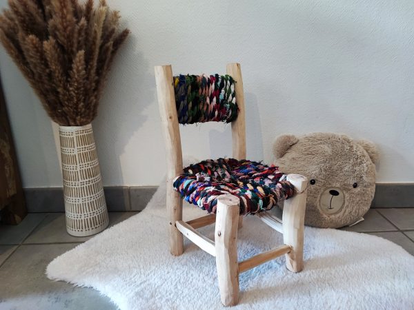 chaise enfant en bois