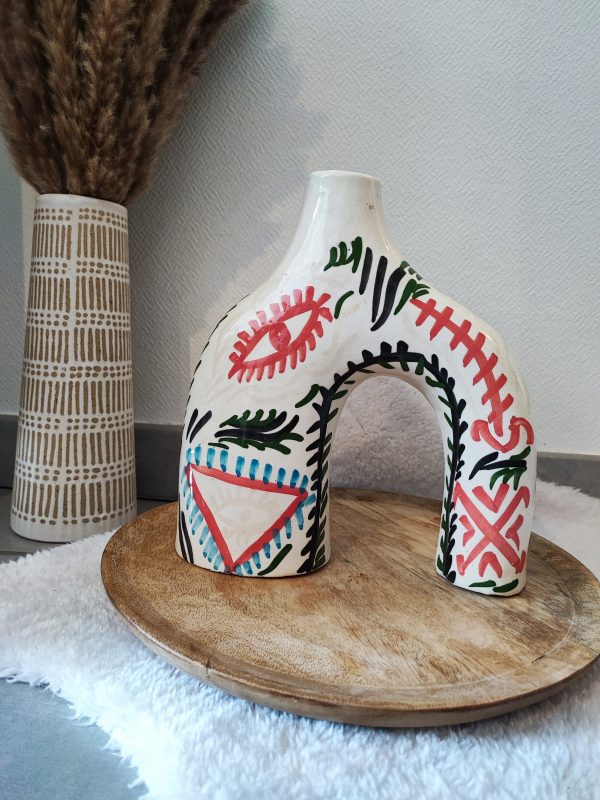 Bougeoir EYE blanc – Image 2