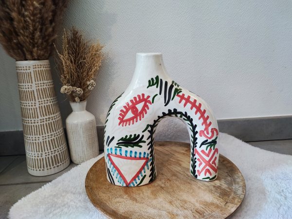 Bougeoir EYE blanc