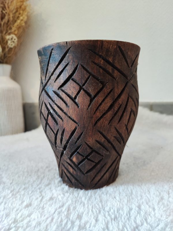 Pot DONA en bois de noyer – Image 3