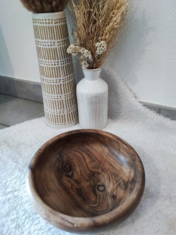 Plat DONA en bois de noyer – Image 2