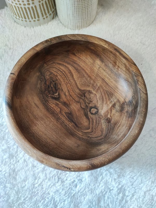 Plat DONA en bois de noyer – Image 3