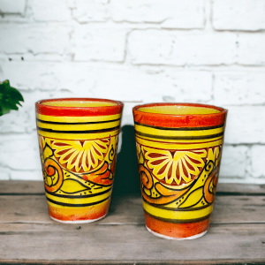 Set 2 verres OURIA jaune