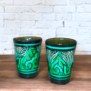 Set 2 verres OURIA vert