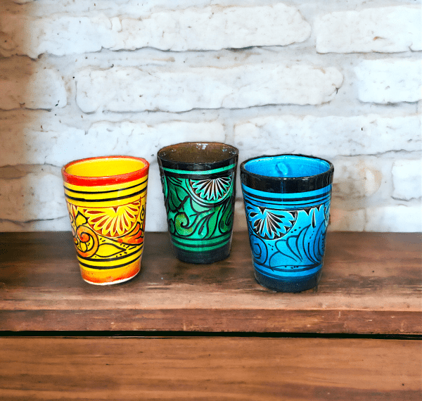 Set 2 verres OURIA jaune – Image 2